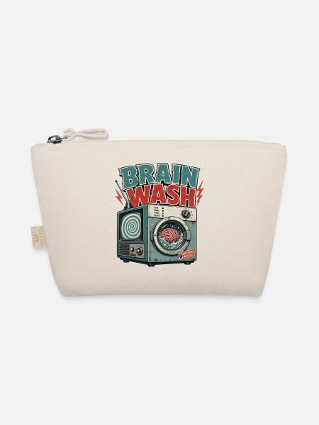 BRAIN WASH MACHINE - Bio-Täschchen - Natur