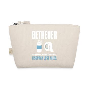 Betreuer Shirt – Repariere, was ihr kaputtspielt - Bio-Täschchen - Natur - Vorne