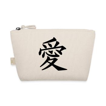kanji amour - Trousse biologique - nature - Devant