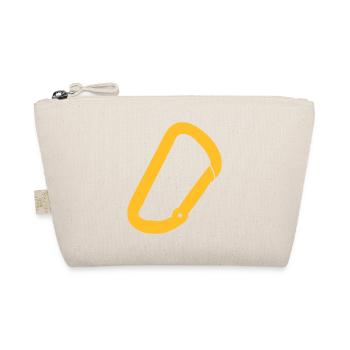 karabiner klettern - Bio-Täschchen - Natur - Vorne