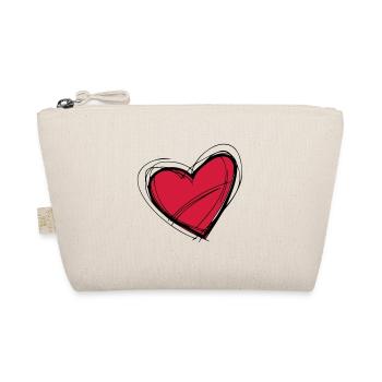 Love Liebe - Bio-Täschchen - Natur - Vorne