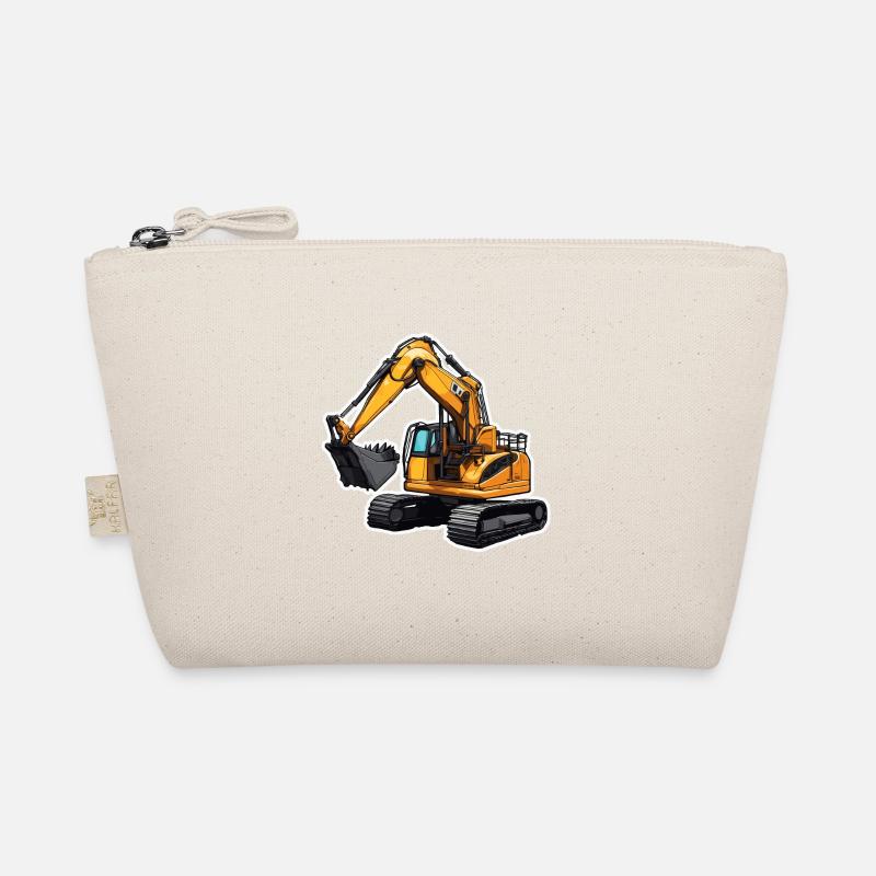 Excavator / construction site / machine /digging / shovel Organic Pouch