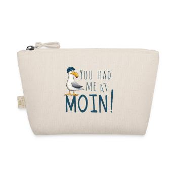 You Had Me At Moin! Casual North Sea Baltic Sea Seagull - Organic Pouch - nature - Front