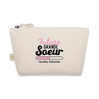 Future Grande Soeur Veuillez Patienter Cadeau - Trousse biologique - nature - Devant