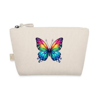 Butterfly Rainbow Colors - Organic Pouch - nature - Front