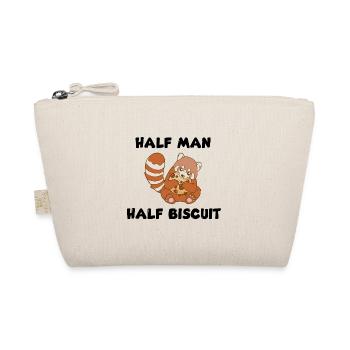 Halb Mann, halb Keks - Bio-Täschchen - Natur - Vorne