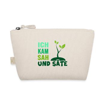 Garten Aussaat Pflanzen Gärtner Gartenarbeit - Bio-Täschchen - Natur - Vorne