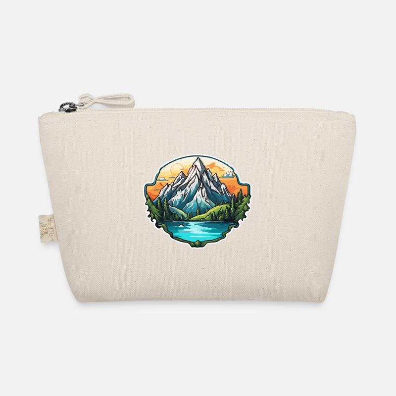 Berg / Alpen / Gipfel / Natur / Wald / Gestein - Bio-Täschchen - Natur