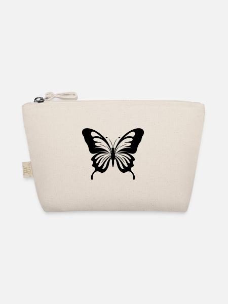 Schmetterling Symbol - Bio-Täschchen - Natur