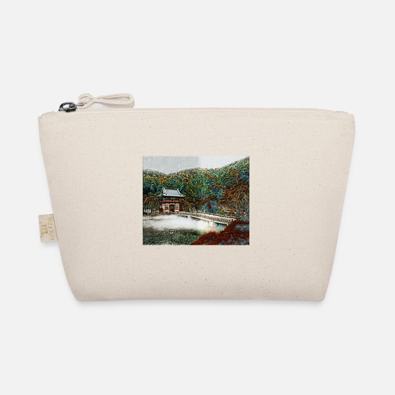 Tempel im Wald Bio-Täschchen