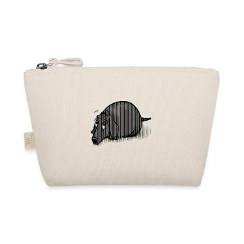 Black Dachshund - Organic Pouch - nature - Front