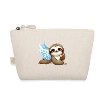 Ange paresseux mignon avec des ailes dans le style de dessin animé - Trousse biologique - nature - Devant