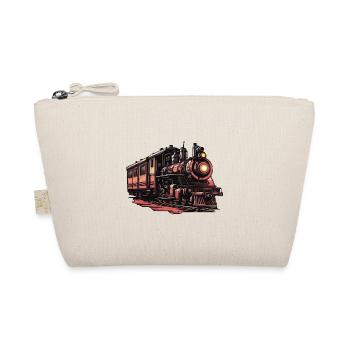 Zug / Lokomotive / Dampflok / Eisenbahn / Lock - Bio-Täschchen - Natur - Vorne