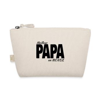 Meilleur PAPA au Monde fête des pères homme Noël - Trousse biologique - nature - Devant