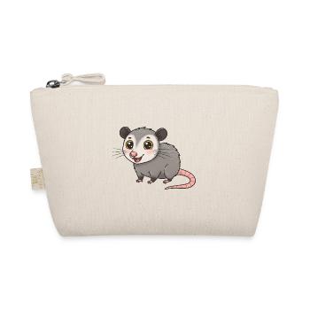 Dessin animé animalier opossum - Trousse biologique - nature - Devant