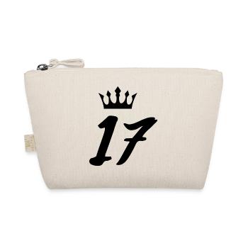 17 Number crown - Organic Pouch - nature - Front