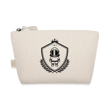 Astronaut Icon Coat of Arms - Organic Pouch - nature - Front