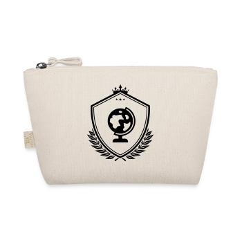 Globe symbol coat of arms - Organic Pouch - nature - Front