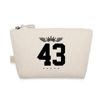 43 Number crown - Organic Pouch - nature - Front