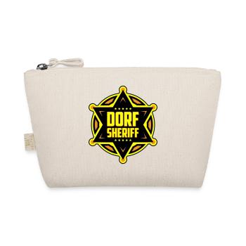 Farben änderbar | Dorf Sheriff - Bio-Täschchen - Natur - Vorne