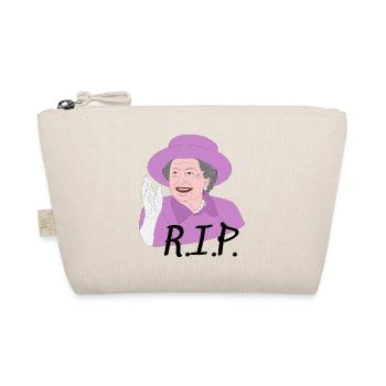 Elisabeth II Tod RIP Design - Bio-Täschchen - Natur - Vorne