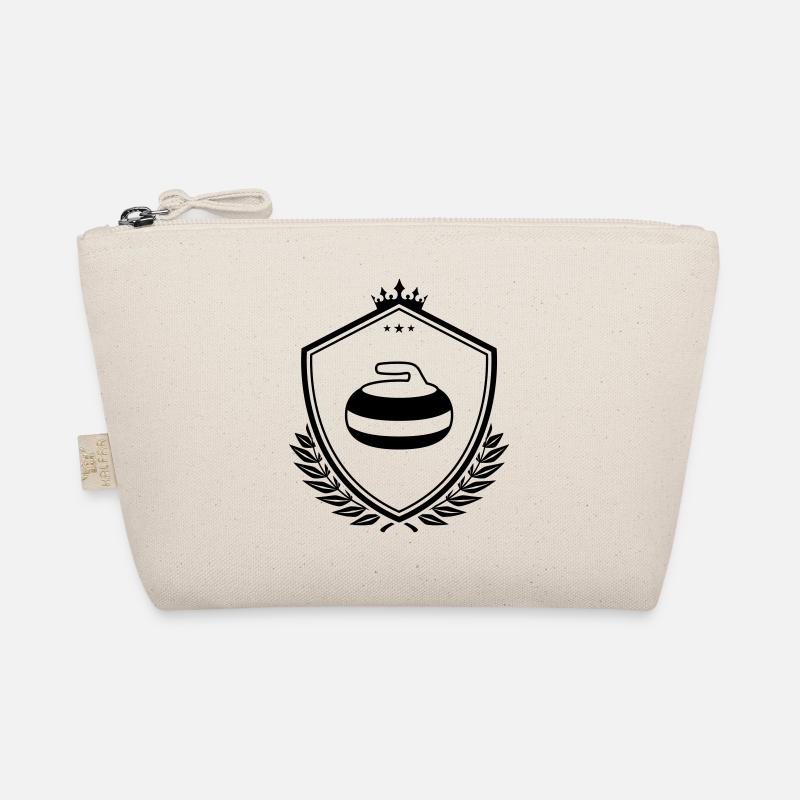 Curling Wappen Bio-Täschchen