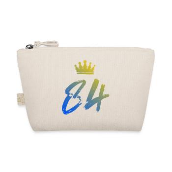 84 Number crown - Organic Pouch - nature - Front
