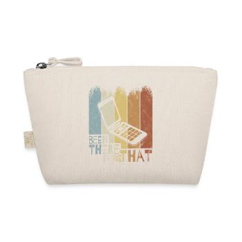 Retro Old School Folding Phone Been There Done That - Organic Pouch - nature - Front