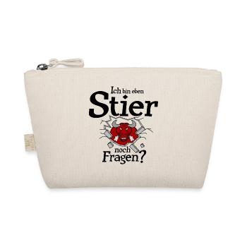 Stier Sternzeichen Tierkreiszeichen - Bio-Täschchen - Natur - Vorne