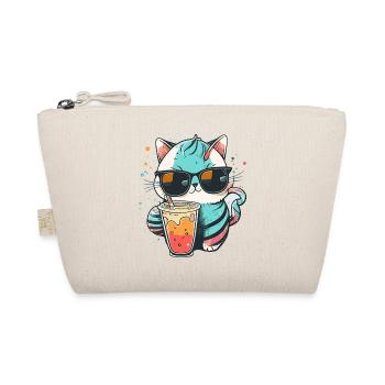 Le chat le plus cool de la plage - Trousse biologique - nature - Devant