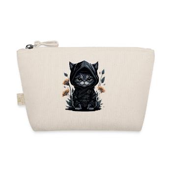 Go on adventures with the ninja cat - Organic Pouch - nature - Front