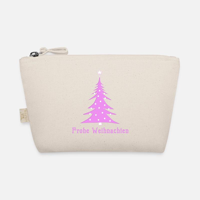 Weihnachten pink Bio-Täschchen