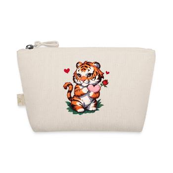 Offrez ce tigre mignon en cadeau pour la Saint-Valentin - Trousse biologique - nature - Devant