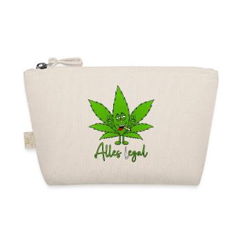 Cannabis Legalisierung - Alles egal - Alles legal - Bio-Täschchen - Natur - Vorne