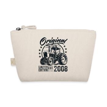 Original 2008 Anniversary 2008 Farmer Tractor - Organic Pouch - nature - Front