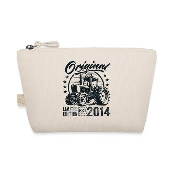 Original 2014 Jubiläum 2014 Farmer Traktor - Bio-Täschchen - Natur - Vorne