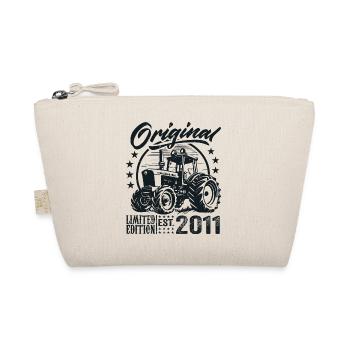 Original 2011 Anniversary 2011 Farmer Tractor - Organic Pouch - nature - Front