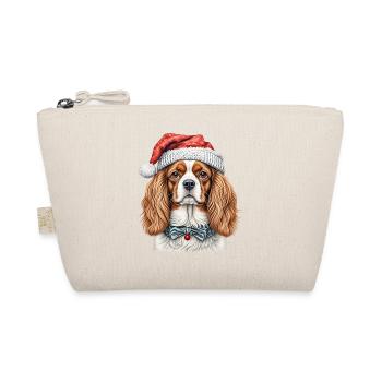 Cavalier King Charles Spaniel Christmas - Organic Pouch - nature - Front