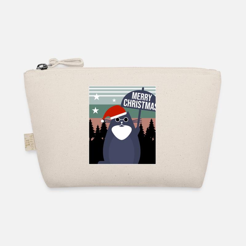 Joyeux Noël Chat Trousse biologique