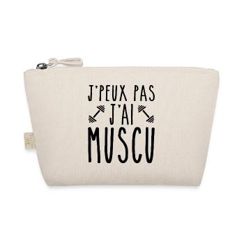 Je Peux Pas J ai Muscu - Trousse biologique - nature - Devant