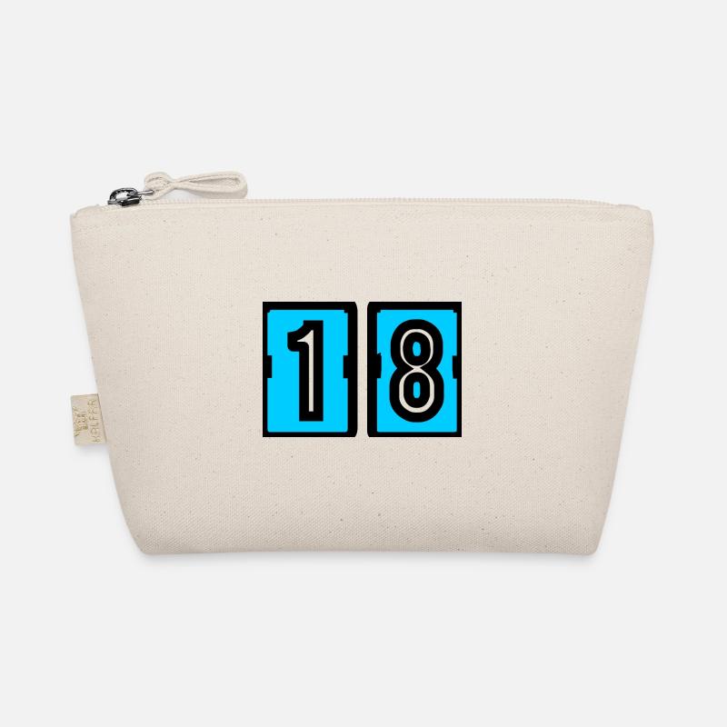 18. 18. GEBURTSTAG. GEBURTSTAG 18 JAHRE. 18 Bio-Täschchen