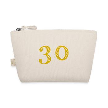 30 ANS. 30e ANNIVERSAIRE. ANNIVERSAIRE 30 ANS. 30 - Trousse biologique - nature - Devant
