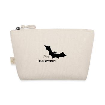 Happy Halloween Fledermaus - Bio-Täschchen - Natur - Vorne