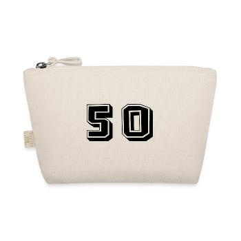 50 JAHRE. 50-jähriges JUBILÄUM. JUBILÄUM 50 JAHRE. 50 - Bio-Täschchen - Natur - Vorne