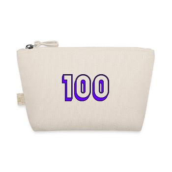 100 YEARS. 100th ANNIVERSARY. BIRTHDAY 100 YEARS. - Organic Pouch - nature - Front