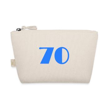 70 JAHRE. 70-JÄHRIGES JUBILÄUM. GEBURTSTAG 70 JAHRE. 70 - Bio-Täschchen - Natur - Vorne