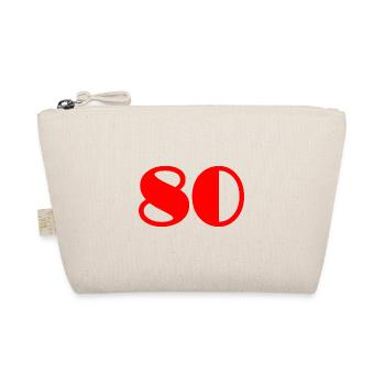 80 ANS. 80e ANNIVERSAIRE. ANNIVERSAIRE 80 ANS. 80 - Trousse biologique - nature - Devant