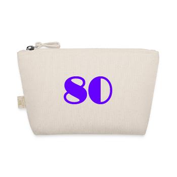 80. 80 ANS. 80e ANNIVERSAIRE. ANNIVERSAIRE 80 ANS. - Trousse biologique - nature - Devant