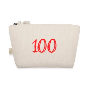 100 JAHRE. 100-jähriges Jubiläum. GEBURTSTAG 100 JAHRE. - Bio-Täschchen - Natur - Vorne