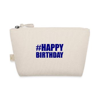 ANNIVERSAIRE. HAPPY BIRTHDAY. JOYEUX ANNIVERSAIRE. - Bio-Täschchen - Natur - Vorne